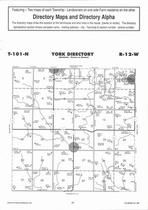 York Township, Cherry Grove, Green Leafton, Directory Map, Fillmore County 2006